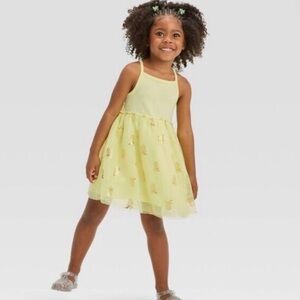 🍍🍍 Metallic Pineapples Tulle Dress🍍🍍